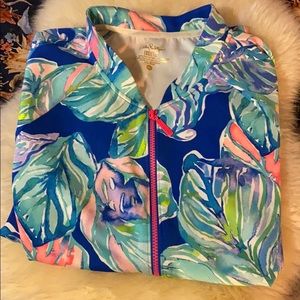 Lilly Pulitzer Luxletic bomber jacket